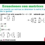 Cómo resolver ecuaciones con matrices: paso a paso y ejemplos
